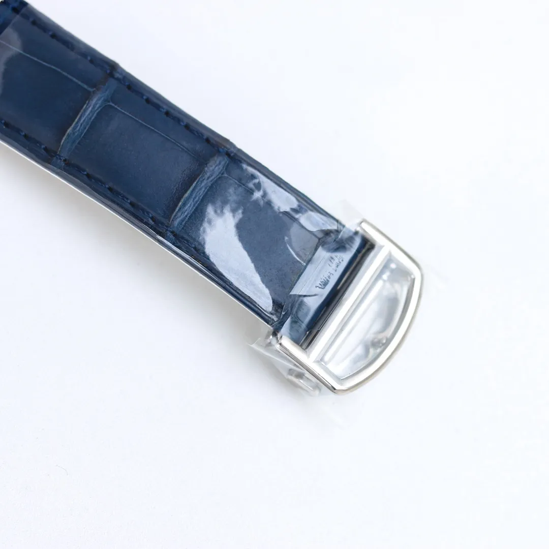 Cartier Ballon Bleu Automatic Blue Leather Watch – High-Quality Cartier - Image 7