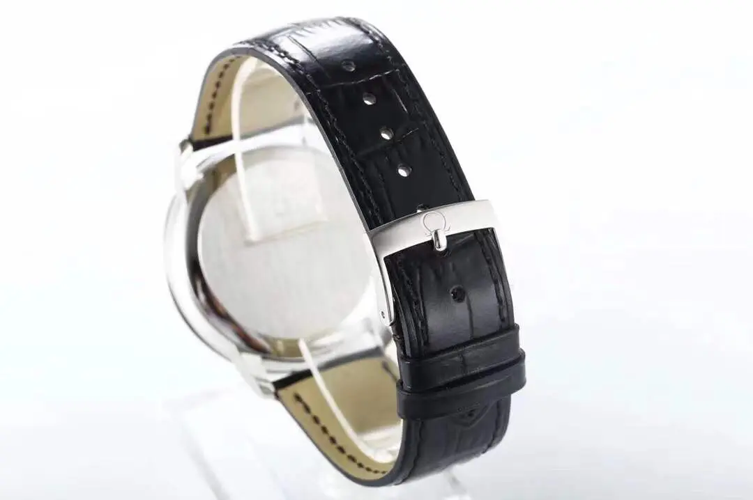 Omega De Ville Blue Dial Leather - Image 4