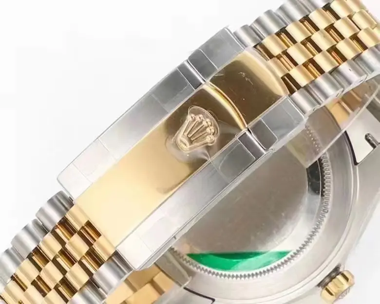 Rolex Datejust 41mm Black Dial Two-Tone Jubilee Bracelet - Image 8