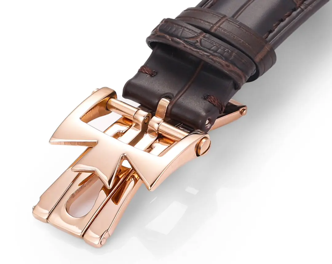 Vacheron Constantin Traditionnelle 83520/000R-9909 Rose Gold with Brown Leather Strap - Image 8