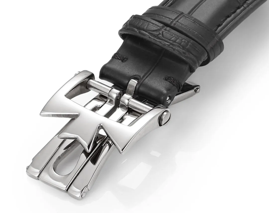 Vacheron Constantin Traditionnelle 83520/000R-9909 – Silver Dial, Black Leather Strap, Multi-Function Automatic Quality - Image 8