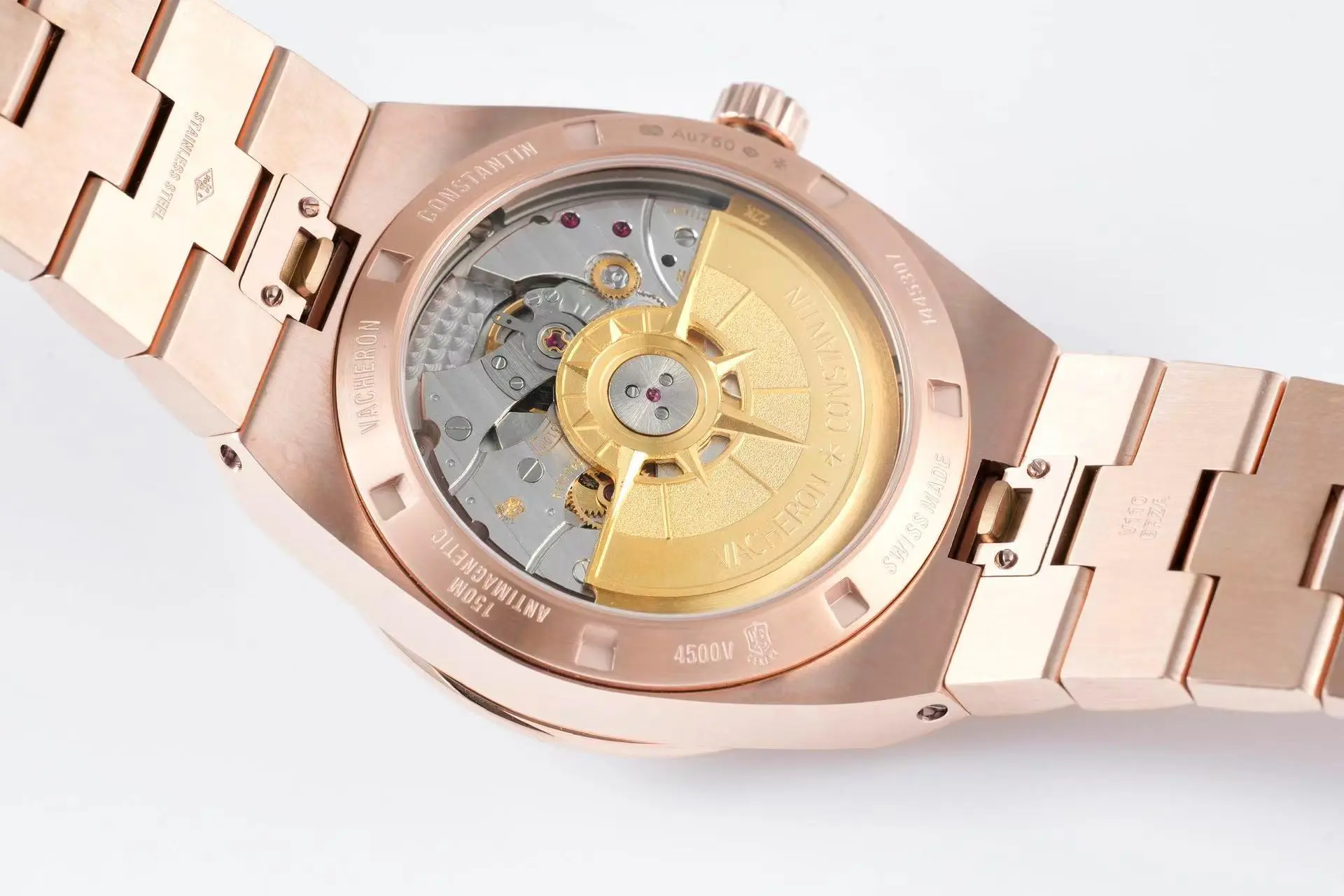 Vacheron Constantin Overseas 4500V Series – Rose Gold Case, Blue Dial, Automatic – Quality - Image 3
