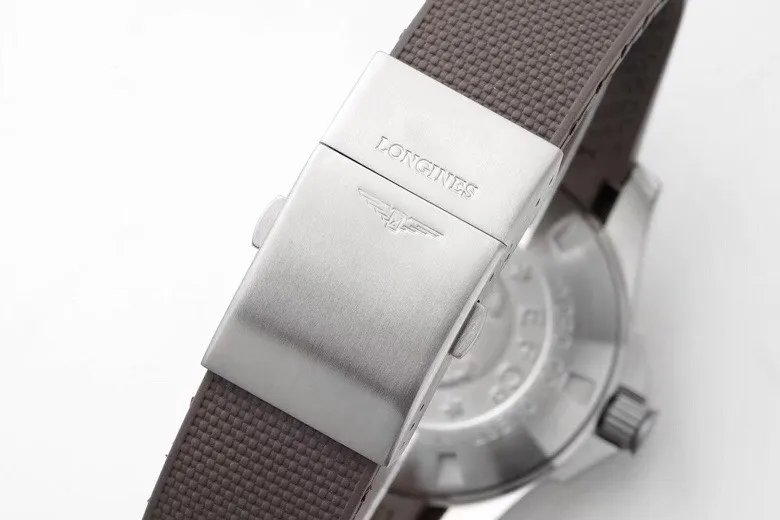 Longines Conquest Grey Dial Rubber Strap - Image 8