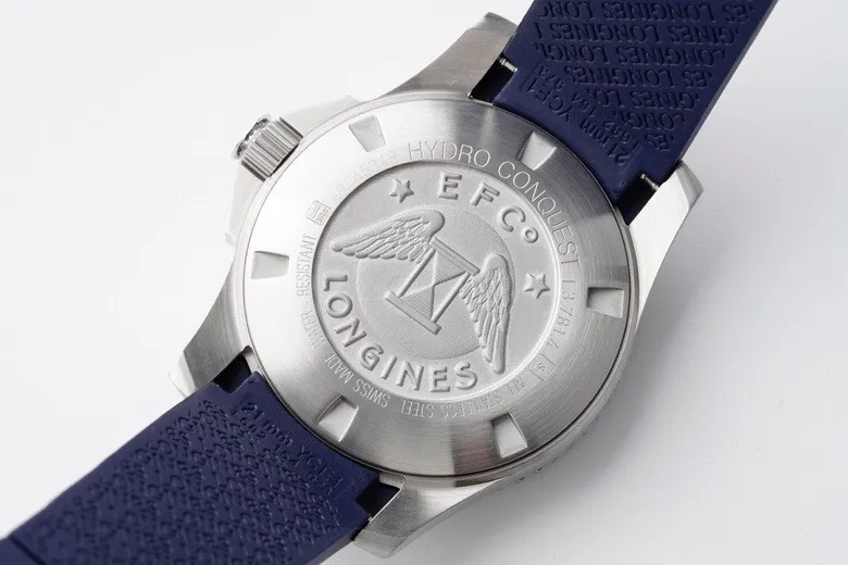 Longines Conquest Blue Dial Rubber Strap - Image 7