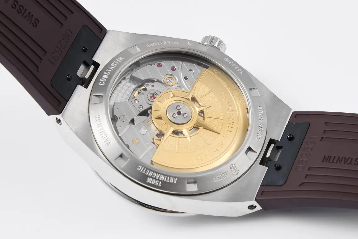 Vacheron Constantin Overseas 4500V Series – Brown Dial, Rubber Strap, Luxury Steel – Quality - Image 8