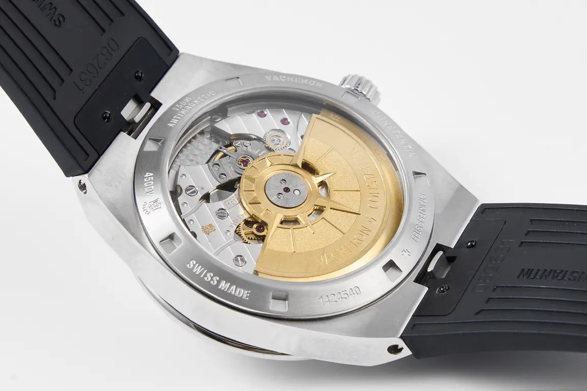 Vacheron Constantin Overseas 4500V Series – Silver Dial with Black Rubber Strap – Luxury Steel – Quality - Image 8
