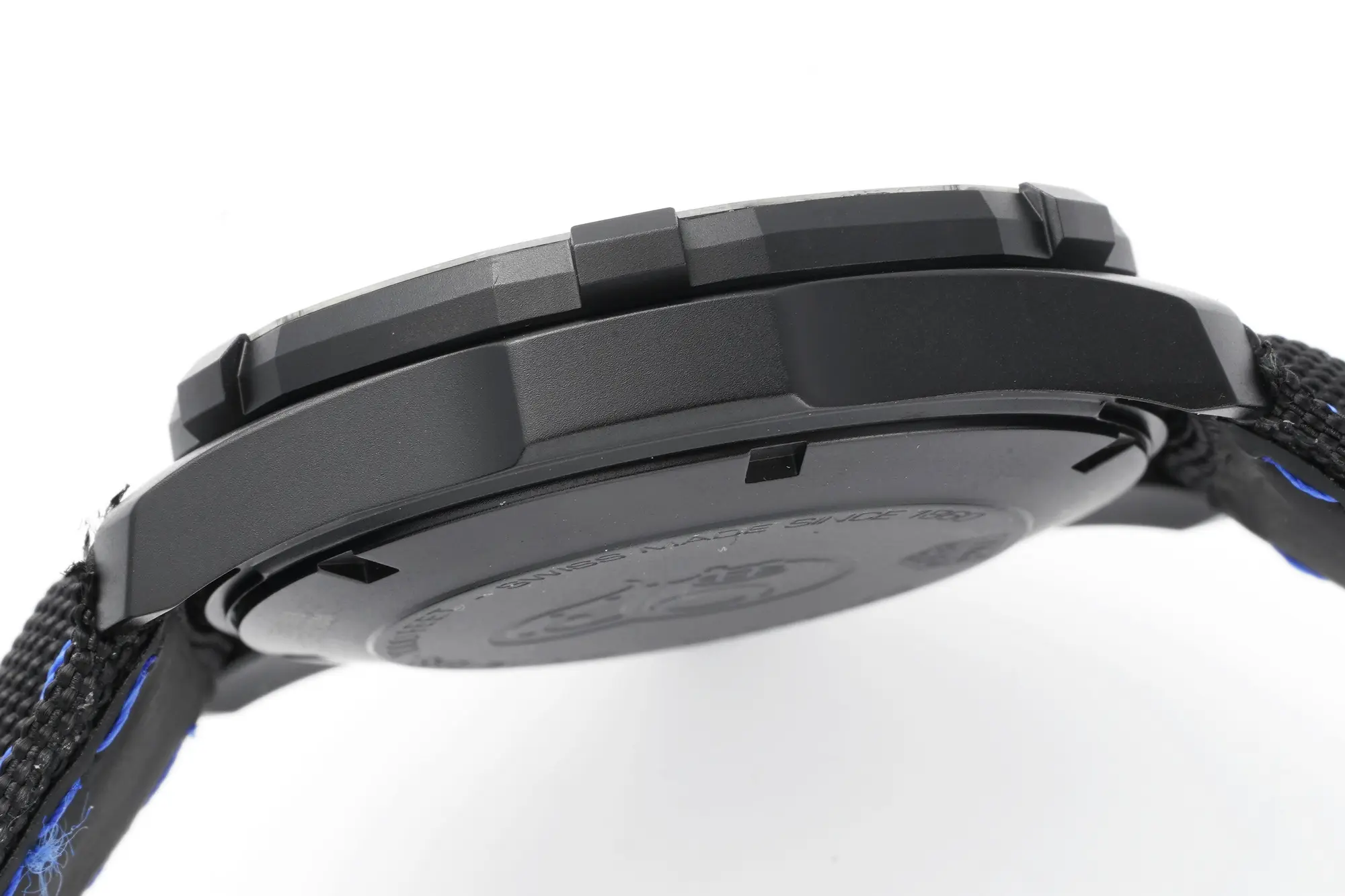 TAG Heuer – Black with Blue Stitching, Casual & Formal Style, 100m Waterproof, SW200 Movement - Image 2