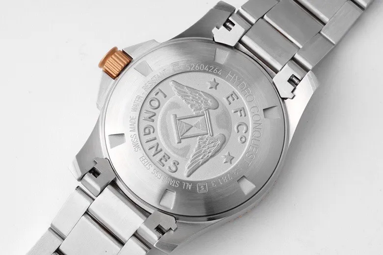 Longines Conquest VHP Two Tone Watch Black - Image 8