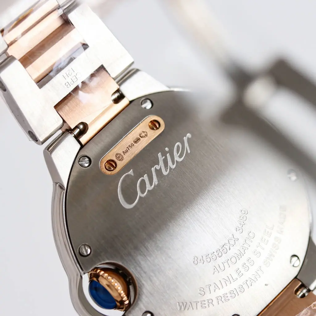 Cartier Ballon Bleu Rose Gold Steel - Image 4