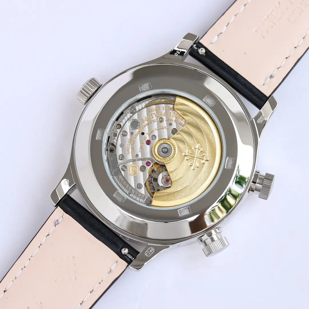 Patek Philippe Calatrava Pilot Travel Time Black Dial - Image 8