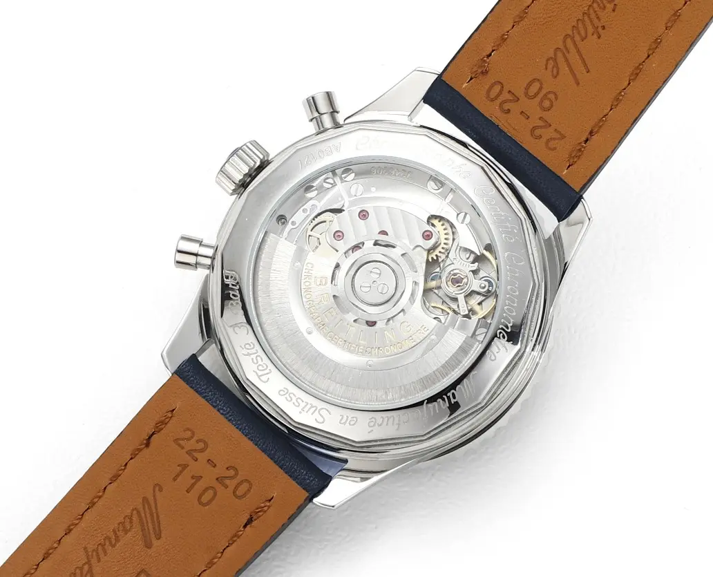 Breitling Navitimer 1 B01 Chronograph Blue Leather - Image 8