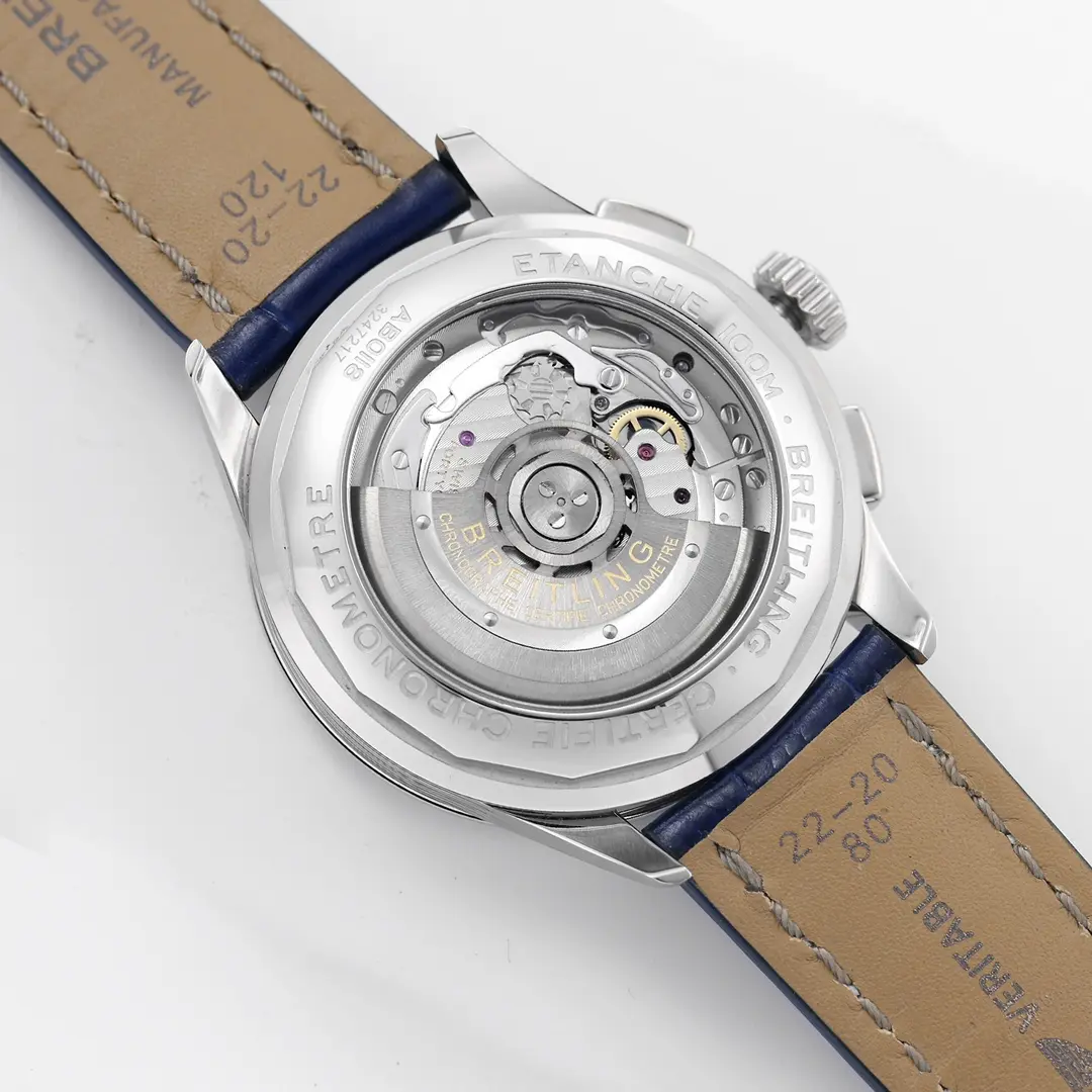 Breitling Premier B01 Chronograph Blue Leather - Image 2