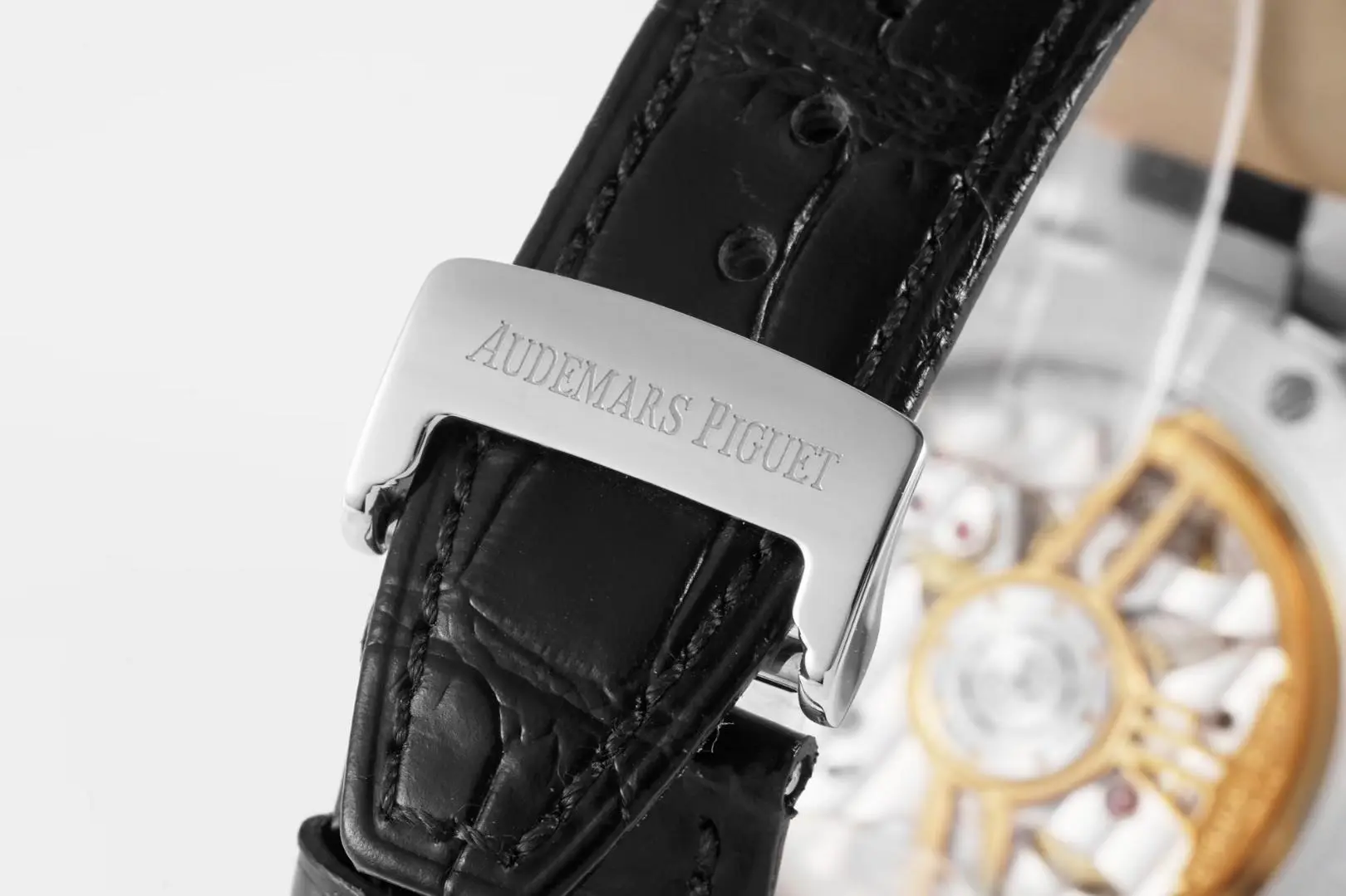 Audemars Piguet Royal Oak 15500 Black Leather - Image 8