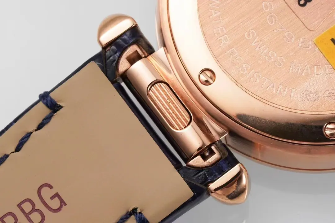 Cartier Pasha de Cartier 30mm Rose Gold Blue Leather - Image 3