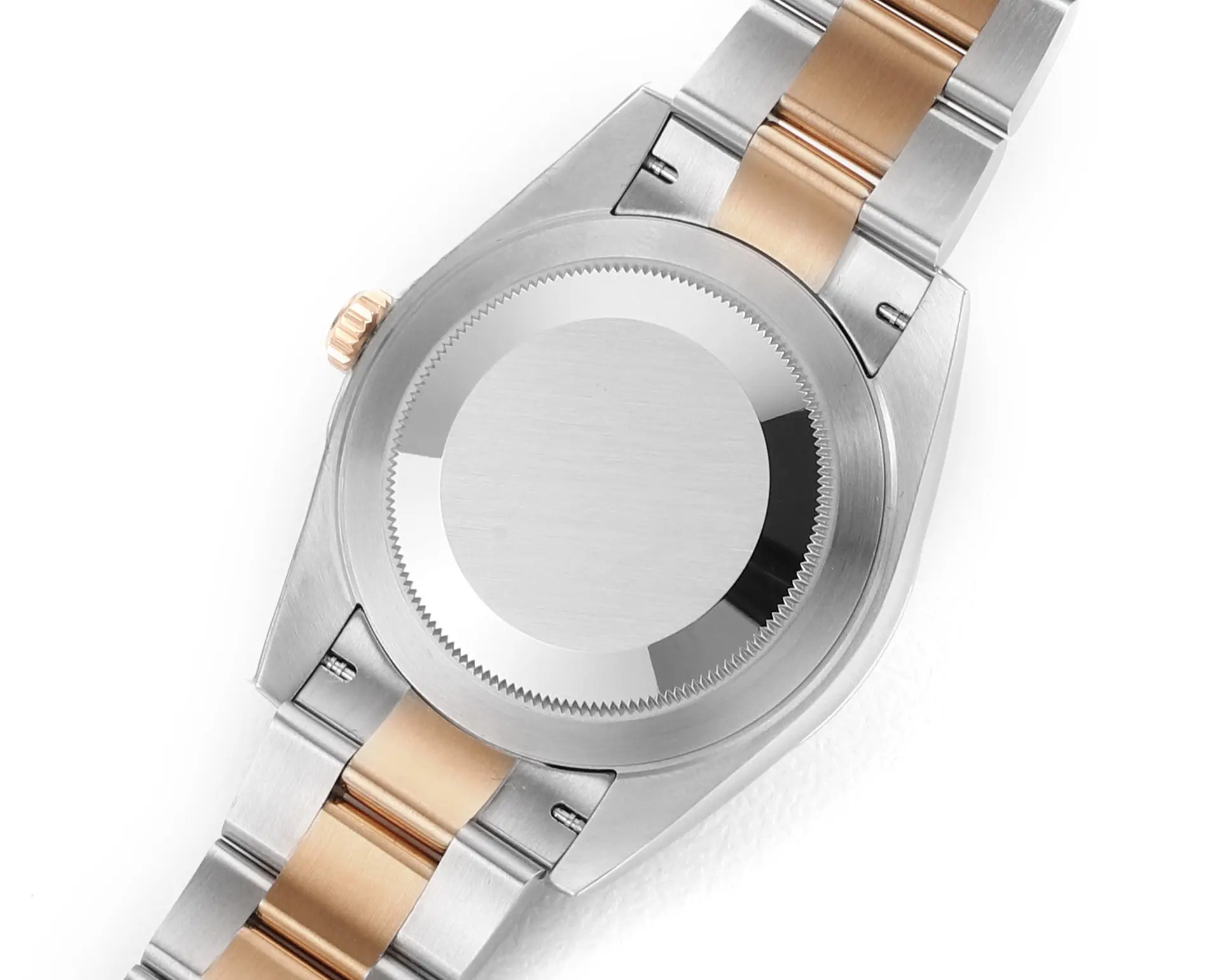 Rolex Datejust 41mm Two-Tone Rose Gold and Stainless Steel Watch with Diamond Dial - Image 8