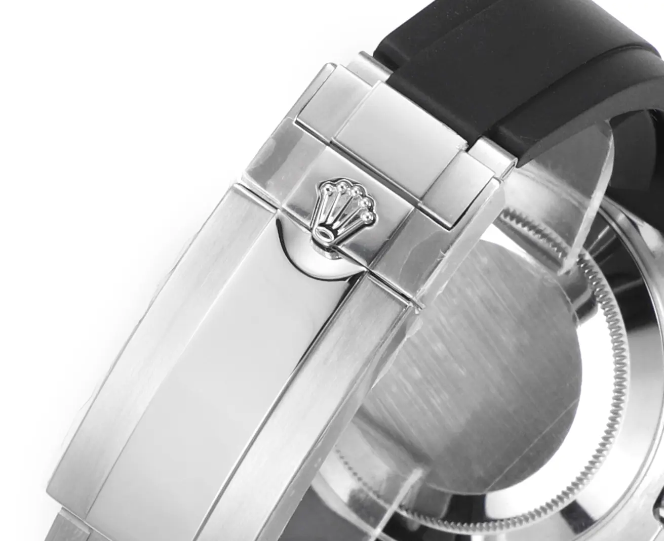 Rolex Yacht-Master 42mm – Black Dial, Stainless Steel Case, Black Rubber Strap by Official Store - Image 9