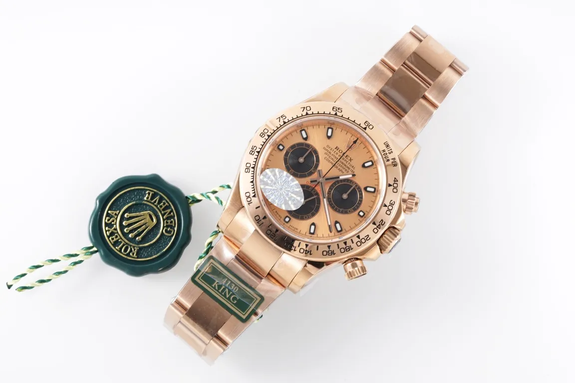 Rolex Daytona 4130 – Rose Gold, Chronograph - Image 9