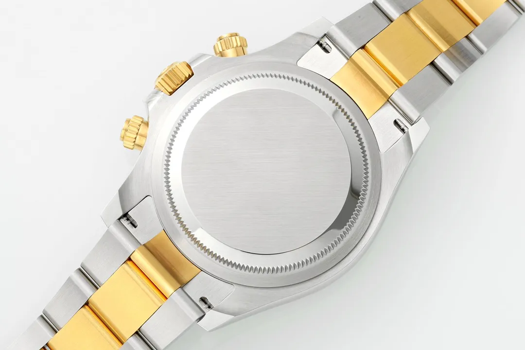 Rolex Daytona Watch – Two-Tone Stainless Steel and Gold, Black Dial, Chronograph - Image 9