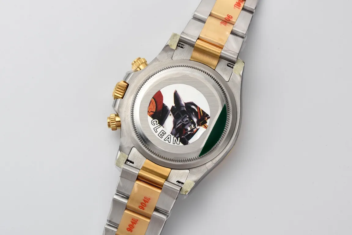 Rolex Daytona with Black Enamel Dial and Moissanite Stones - Image 9