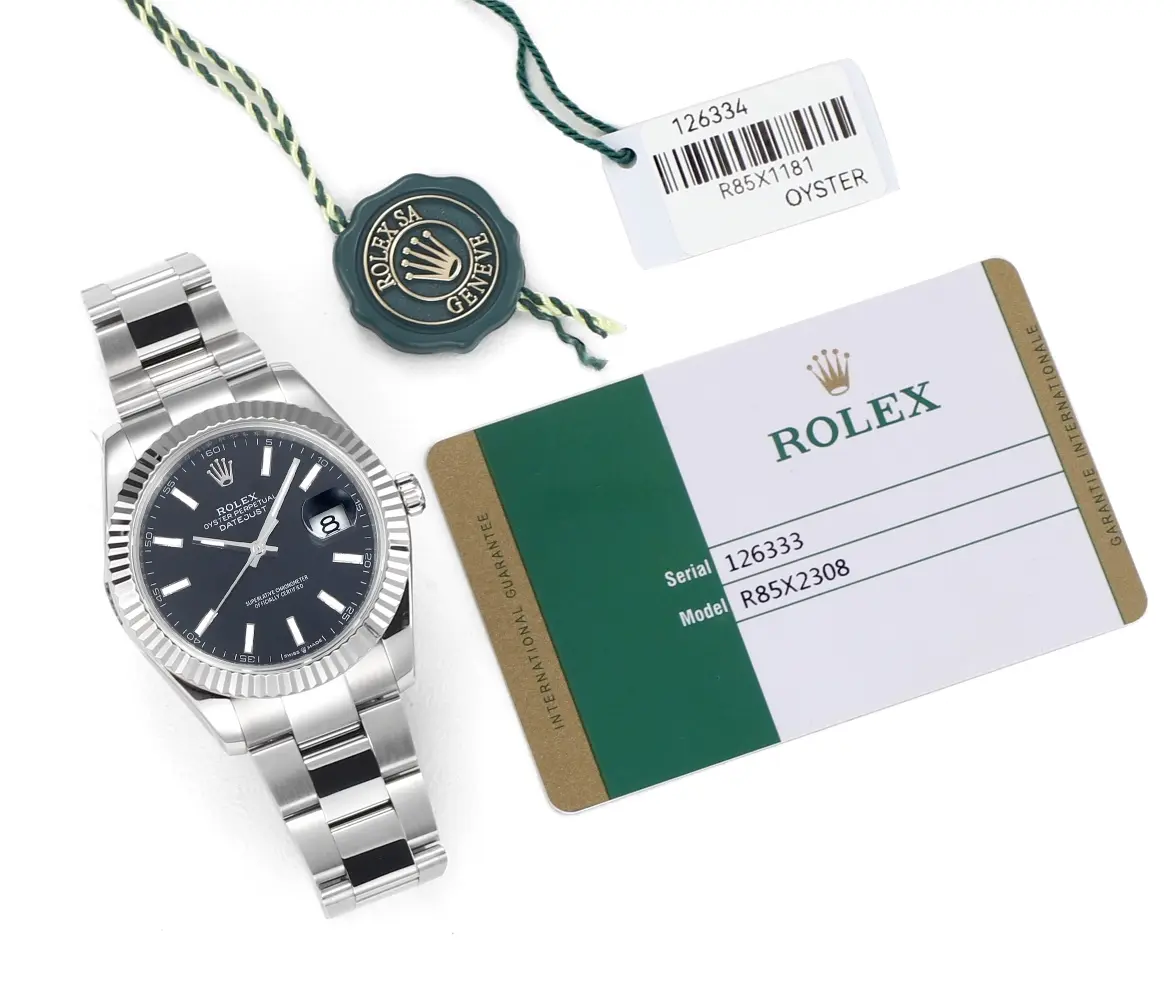 Rolex Datejust 41mm Black Dial Stainless Steel – Rolex - Image 9