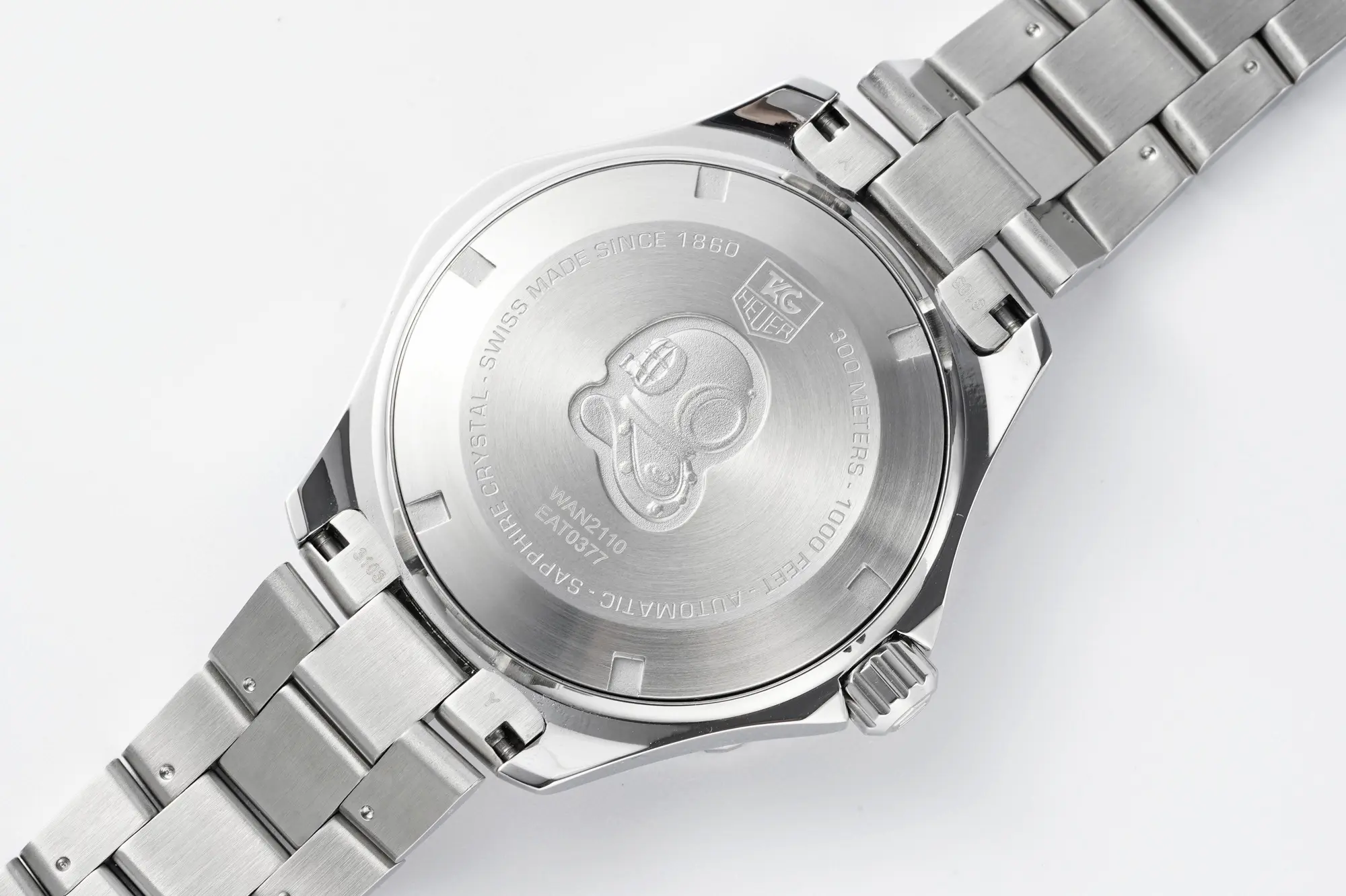 TAG Heuer – Blue Dial, Stainless Steel, Automatic Movement, Waterproof 100m - Image 9