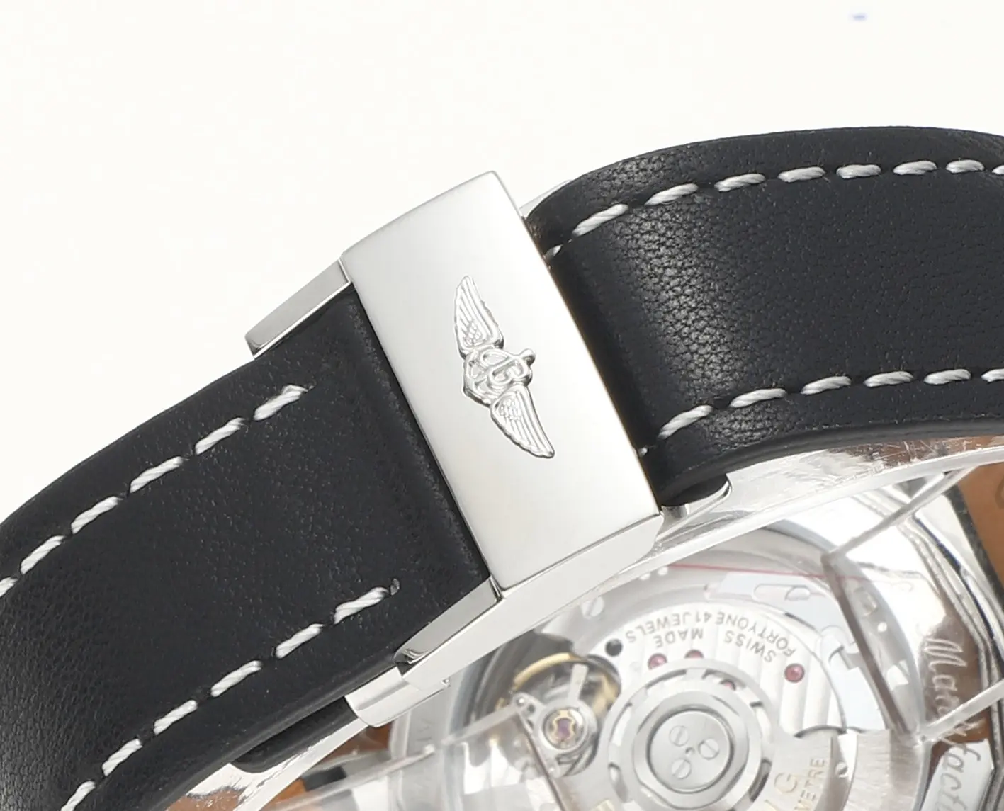 Breitling Navitimer 1 B01 Chronograph Black Leather - Image 9