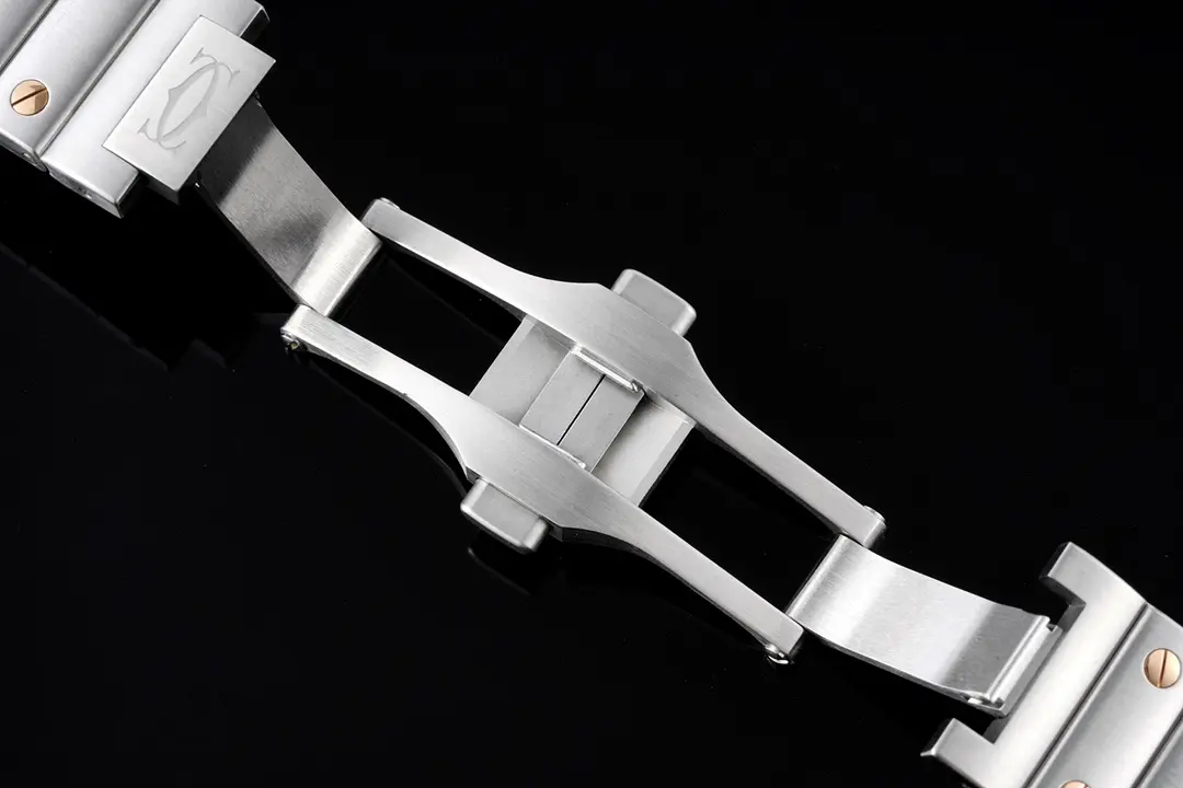 Cartier Santos de Cartier Watch Silver White - Image 9