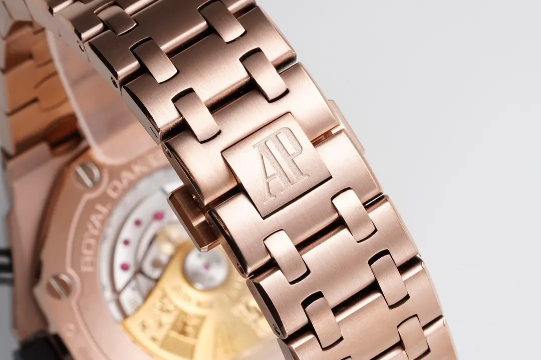 Audemars Piguet Royal Oak Offshore Rose Gold Black Dial Chronograph - Image 9