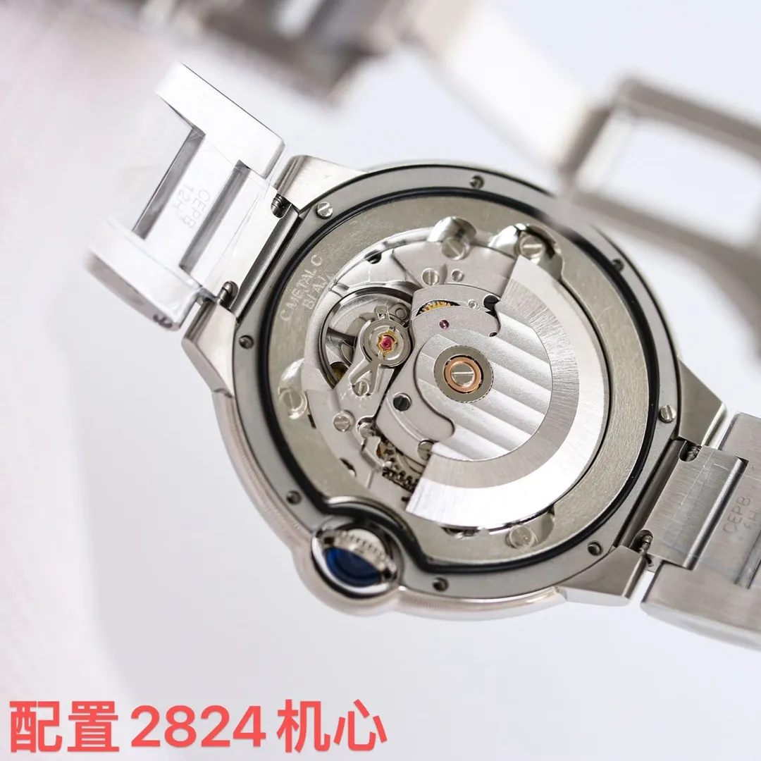 Cartier Ballon Bleu 40 Steel Watch Silver - Image 8