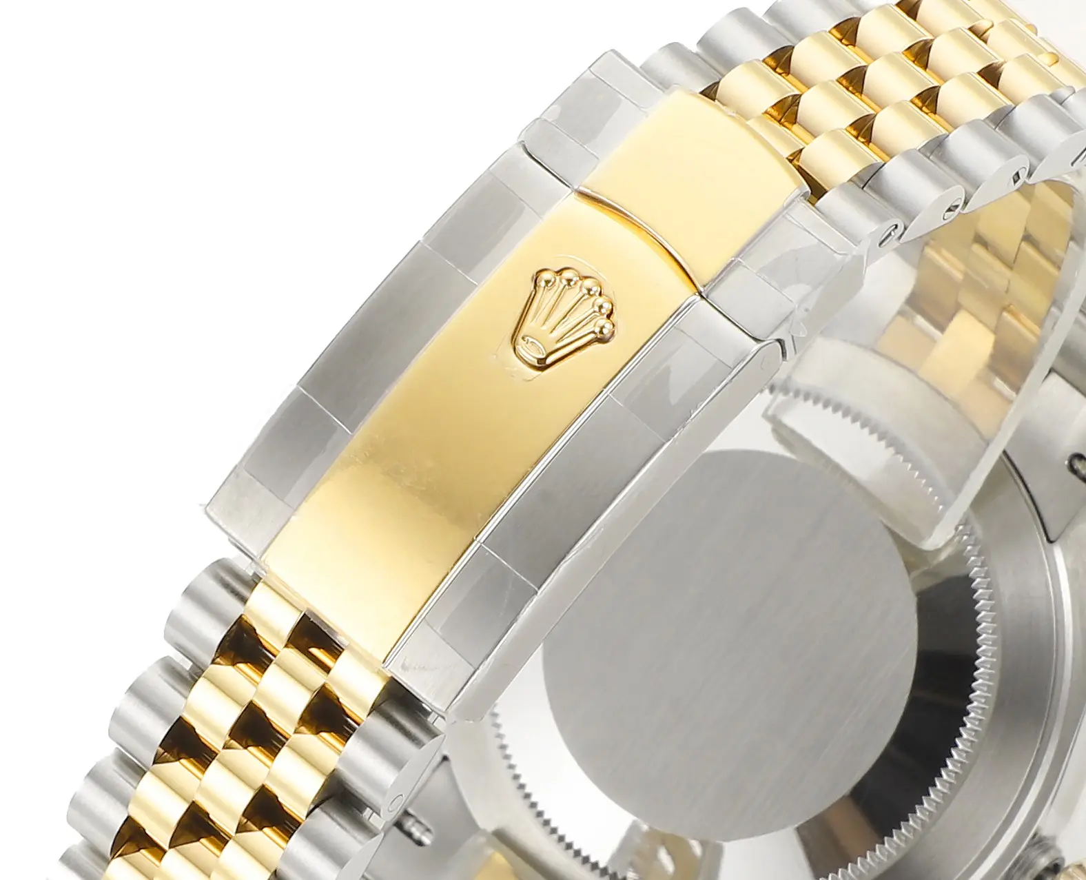 Rolex Datejust 41mm Two-Tone Gold & Steel Watch with Diamond Bezel - Image 9
